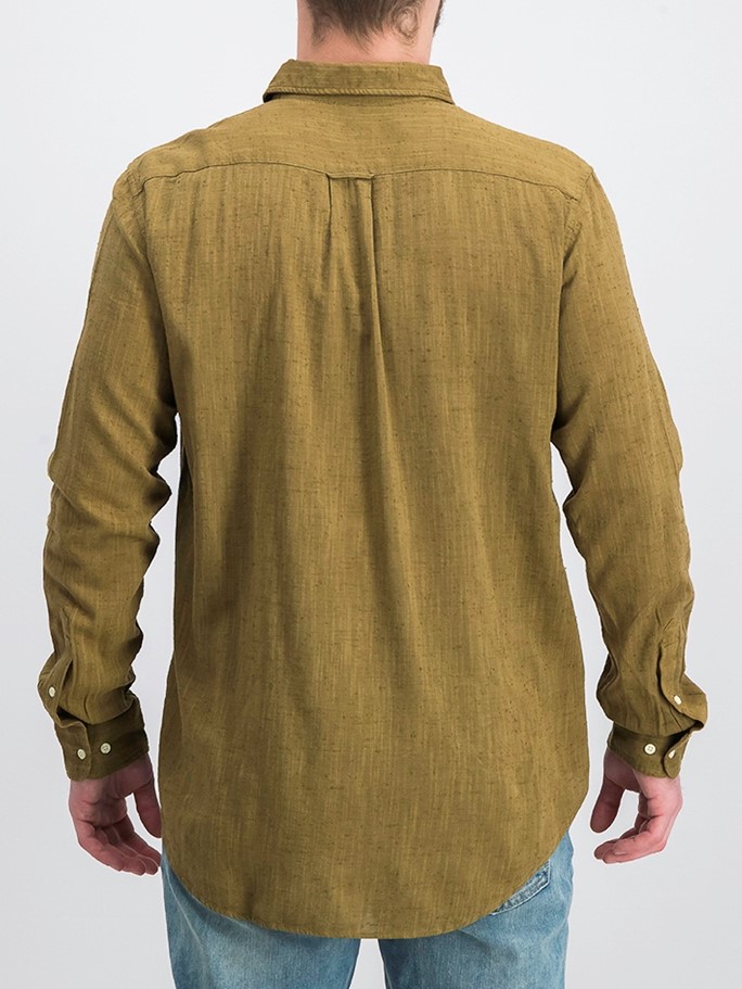 ひとー GANT RUGGER Men's The Slubber Shirt 344917 Size M $145 NWT